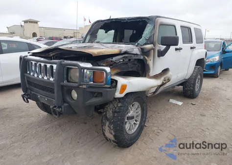 2007 Hummer H3 Suv из США, поврежденный, VIN 5GTDN13E778213838